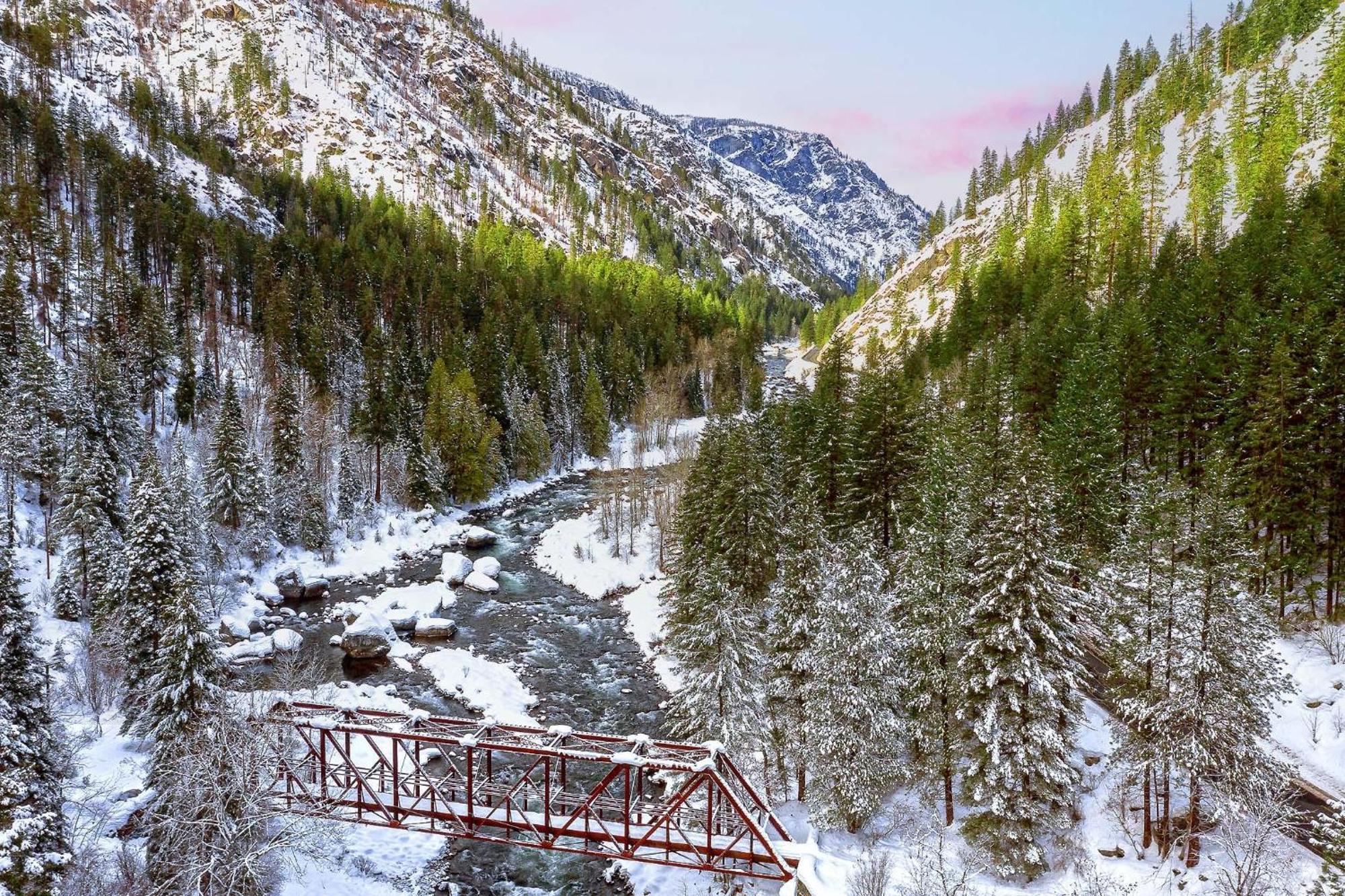 Вилла Bear Ridge Cabin Левенуэрт Экстерьер фото